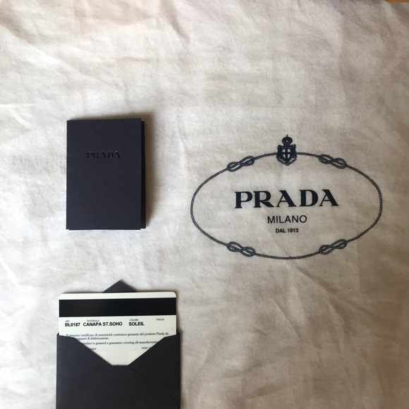 Prada Canapa Soho St. Bowler Bag - Picture 7 of 8